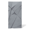 Płyta betonowa na ścianę 3D PB05A 1200x600x48, antracytowy B08, wzór A, beton architektoniczny