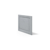 Płyta betonowa na ścianę 3D PB33B 600x600x30, szary S96; wzór B, beton architektoniczny