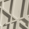 Płyta betonowa na ścianę 3D PB27 1200x600x35, kość słoniowa KS, beton architektoniczny