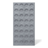 Płyta betonowa na ścianę 3D PB28 1200x600x30, antracytowy B08, beton architektoniczny