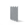 Płyta betonowa na ścianę 3D PB48 935x600x25, szary S96, beton architektoniczny