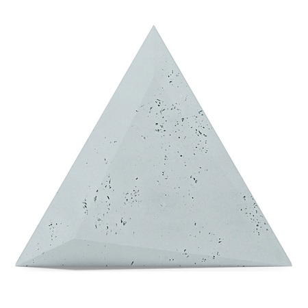 Płyta betonowa na ścianę 3D PB36 520x600x30, jasny błękit CL06, beton architektoniczny