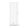 Płyta betonowa na ścianę 3D PB59 1350x500x35, kaszmirowy CL04, beton architektoniczny