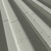 Płyta betonowa na ścianę 3D PB40 1350x510x30, pistacjowy CL08, beton architektoniczny