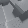 Płyta betonowa na ścianę 3D PB11 1200x600x40, antracytowy B08, wzór A, beton architektoniczny