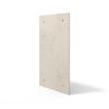Płyta betonowa na ścianę 3D PB30 1200x600x20, kość słoniowa KS, beton architektoniczny