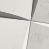 Płyta betonowa na ścianę 3D PB20 600x600x40, zgaszona biel B0, beton architektoniczny