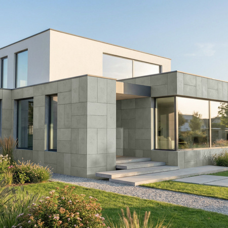 Płyta betonowa na ścianę 2D PA15 800x400x10, pistacjowy CL08, beton architektoniczny