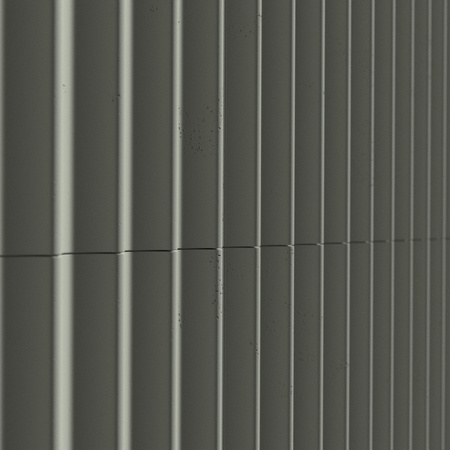 Płyta betonowa na ścianę 3D PB60 1350x520x35, zgaszona zieleń CL09, beton architektoniczny