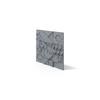 Płyta betonowa na ścianę 3D PB12 600x600x40, antracytowy B08, beton architektoniczny
