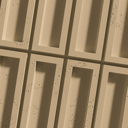 Płyta betonowa na ścianę 3D PB51 800x410x20, miodowy CL03, beton architektoniczny
