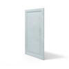Płyta betonowa na ścianę 3D PB33A 1200x600x30, jasny błękit CL06; wzór A, beton architektoniczny