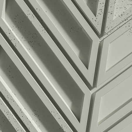 Płyta betonowa na ścianę 3D PB50 1156x600x20, pistacjowy CL08, beton architektoniczny