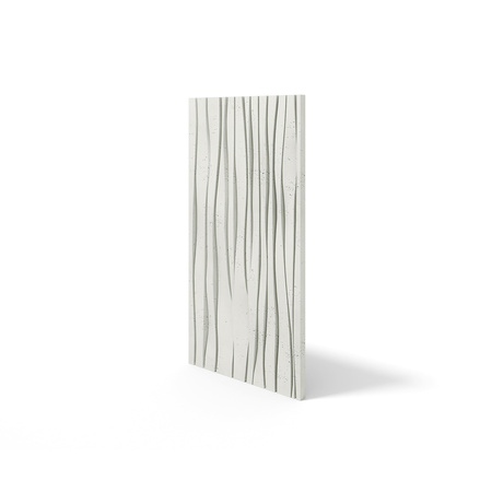 Płyta betonowa na ścianę 3D PB03 1000x500x32, zgaszona biel B0, beton architektoniczny