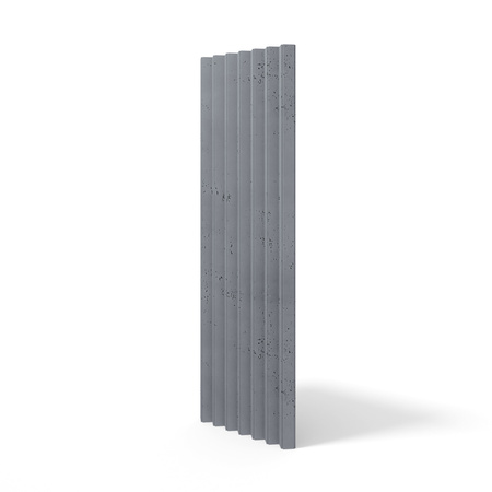 Płyta betonowa na ścianę 3D PB65 1350x480x32, antracytowy B08, beton architektoniczny