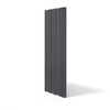 Płyta betonowa na ścianę 3D PB56 1350x430x35, czarny B15, beton architektoniczny