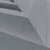 Płyta betonowa na ścianę 3D PB70A 1200x600x35, antracytowy B08; wzór A, beton architektoniczny