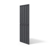 Płyta betonowa na ścianę 3D PB66A 1350x430x22, czarny B15; wzór A, beton architektoniczny
