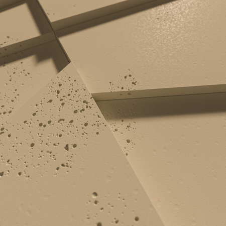 Płyta betonowa na ścianę 3D PB09 1200x600x45, miodowy CL03, beton architektoniczny