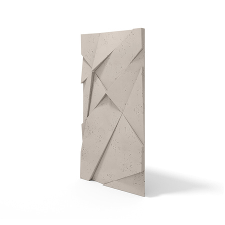 Płyta betonowa na ścianę 3D PB05A 1200x600x48, kaszmirowy CL04, wzór A, beton architektoniczny