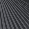 Płyta betonowa na ścianę 3D PB23 1200x600x25, czarny B15, beton architektoniczny