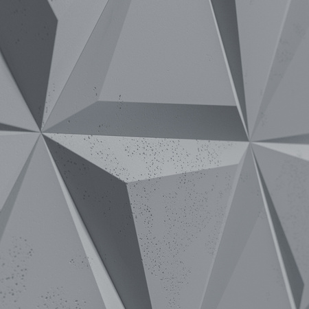 Płyta betonowa na ścianę 3D PB36 520x600x30, antracytowy B08, beton architektoniczny