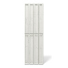 Płyta betonowa na ścianę 3D PB66A 1350x430x22, zgaszona biel B0; wzór A, beton architektoniczny