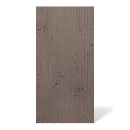 Płyta betonowa na ścianę 3D PB23 1200x600x25, czekoladowy CL02, beton architektoniczny
