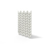 Płyta betonowa na ścianę 3D PB48 935x600x25, zgaszona biel B0, beton architektoniczny