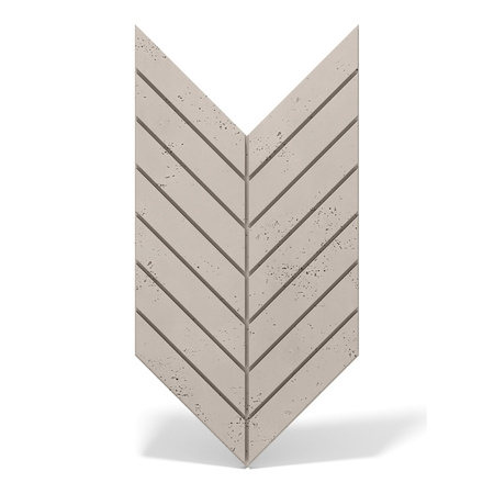 Płyta betonowa na ścianę 3D PB44 1188x600x25, kaszmirowy CL04, beton architektoniczny