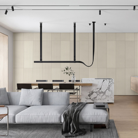 Płyta betonowa na ścianę 3D PB57 1350x460x30, kość słoniowa KS, beton architektoniczny