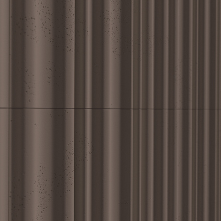 Płyta betonowa na ścianę 3D PB58 1350x560x34, czekoladowy CL02, beton architektoniczny