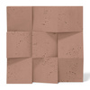 Płyta betonowa na ścianę 3D PB15 600x600x40, brudny róż CL07, beton architektoniczny