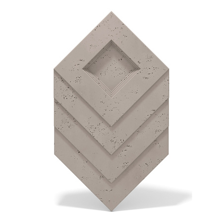 Płyta betonowa na ścianę 3D PB21 1050x600x45, szarobeżowy CL05, beton architektoniczny