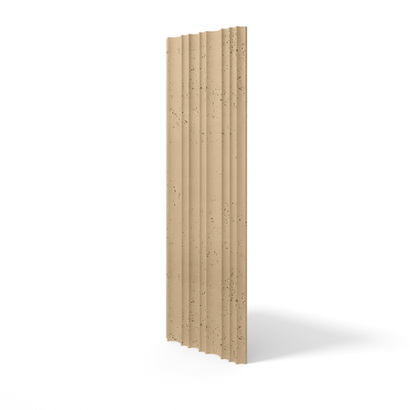 Płyta betonowa na ścianę 3D PB56 1350x430x35, miodowy CL03, beton architektoniczny