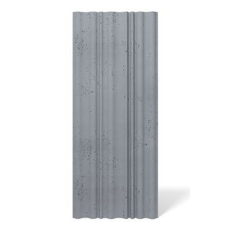 Płyta betonowa na ścianę 3D PB58 1350x560x34, antracytowy B08, beton architektoniczny