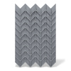 Płyta betonowa na ścianę 3D PB49 935x600x25, antracytowy B08, beton architektoniczny