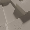 Płyta betonowa na ścianę 3D PB11 1200x600x40, szarobeżowy CL05; wzór A, beton architektoniczny
