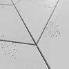 Płyta betonowa na ścianę 3D PB35P 455x120x20, jasnoszary S50, prawy, beton architektoniczny