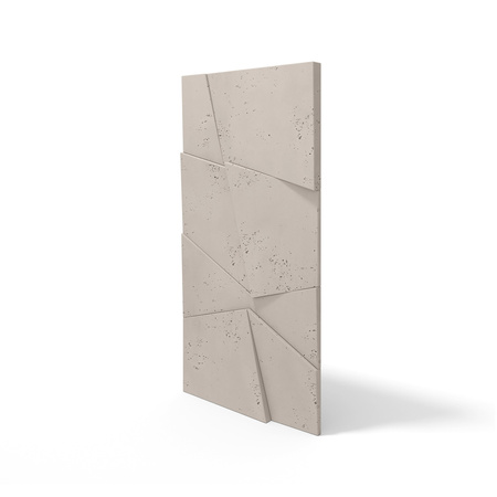 Płyta betonowa na ścianę 3D PB05B 1200x600x48, kaszmirowy CL04, wzór B, beton architektoniczny