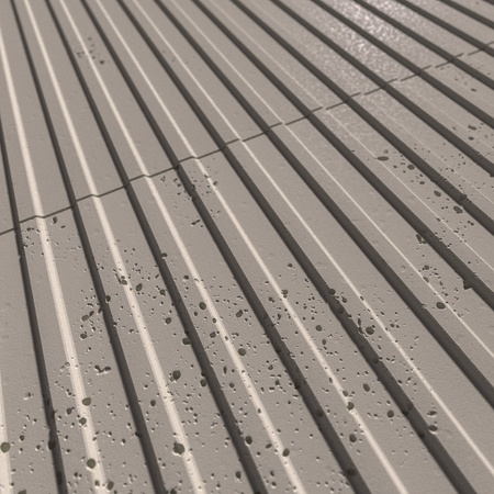 Płyta betonowa na ścianę 3D PB37 1350x600x12, kaszmirowy CL04, beton architektoniczny