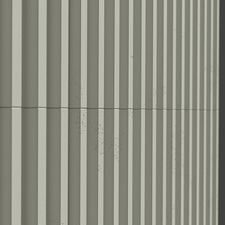 Płyta betonowa na ścianę 3D PB41 1350x380x44, pistacjowy CL08, beton architektoniczny