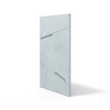 Płyta betonowa na ścianę 3D PB18B 1200x600x38, jasny błękit CL06; wzór B, beton architektoniczny