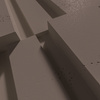 Płyta betonowa na ścianę 3D PB13 1200x600x40, czekoladowy CL02, beton architektoniczny