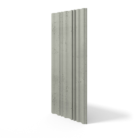 Płyta betonowa na ścianę 3D PB58 1350x560x34, zgaszona zieleń CL09, beton architektoniczny