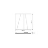 Płyta betonowa na ścianę 3D PB10B 600x600x40, kaszmirowy CL04; wzór B, beton architektoniczny