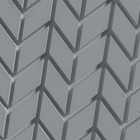 Płyta betonowa na ścianę 3D PB48 935x600x25, antracytowy B08, beton architektoniczny
