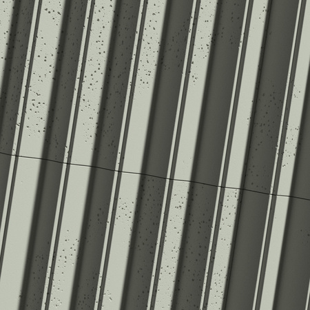 Płyta betonowa na ścianę 3D PB65 1350x480x32, zgaszona zieleń CL09, beton architektoniczny