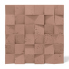 Płyta betonowa na ścianę 3D PB16 600x600x40, brudny róż CL07, beton architektoniczny