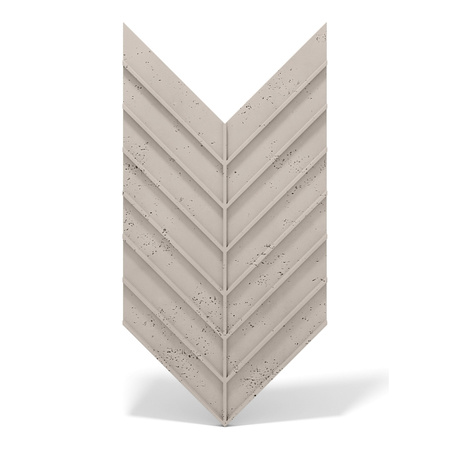 Płyta betonowa na ścianę 3D PB45 1188x600x25, kaszmirowy CL04, beton architektoniczny